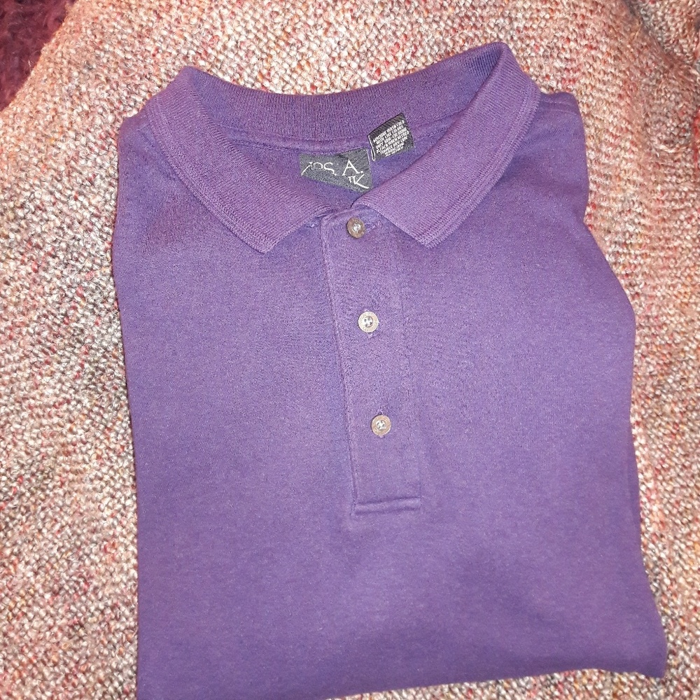 J.o.S. A. Bank Men's Long Sleeve Polo